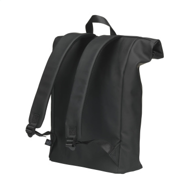 Logo trade promotional items image of: Lennon Roll-Top Recycled Backpack