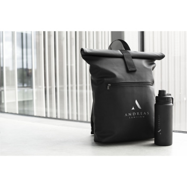 Logotrade promotional items photo of: Lennon Roll-Top Recycled Backpack