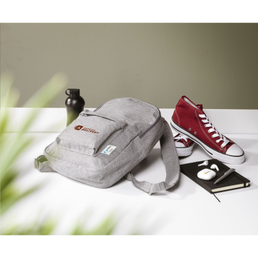 Logo trade promotional product photo of: Wolkat Agadir Recycled Textile Backpack