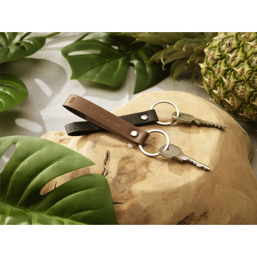 Logo trade advertising product photo of: Vegan Pineapple Leather Keyring