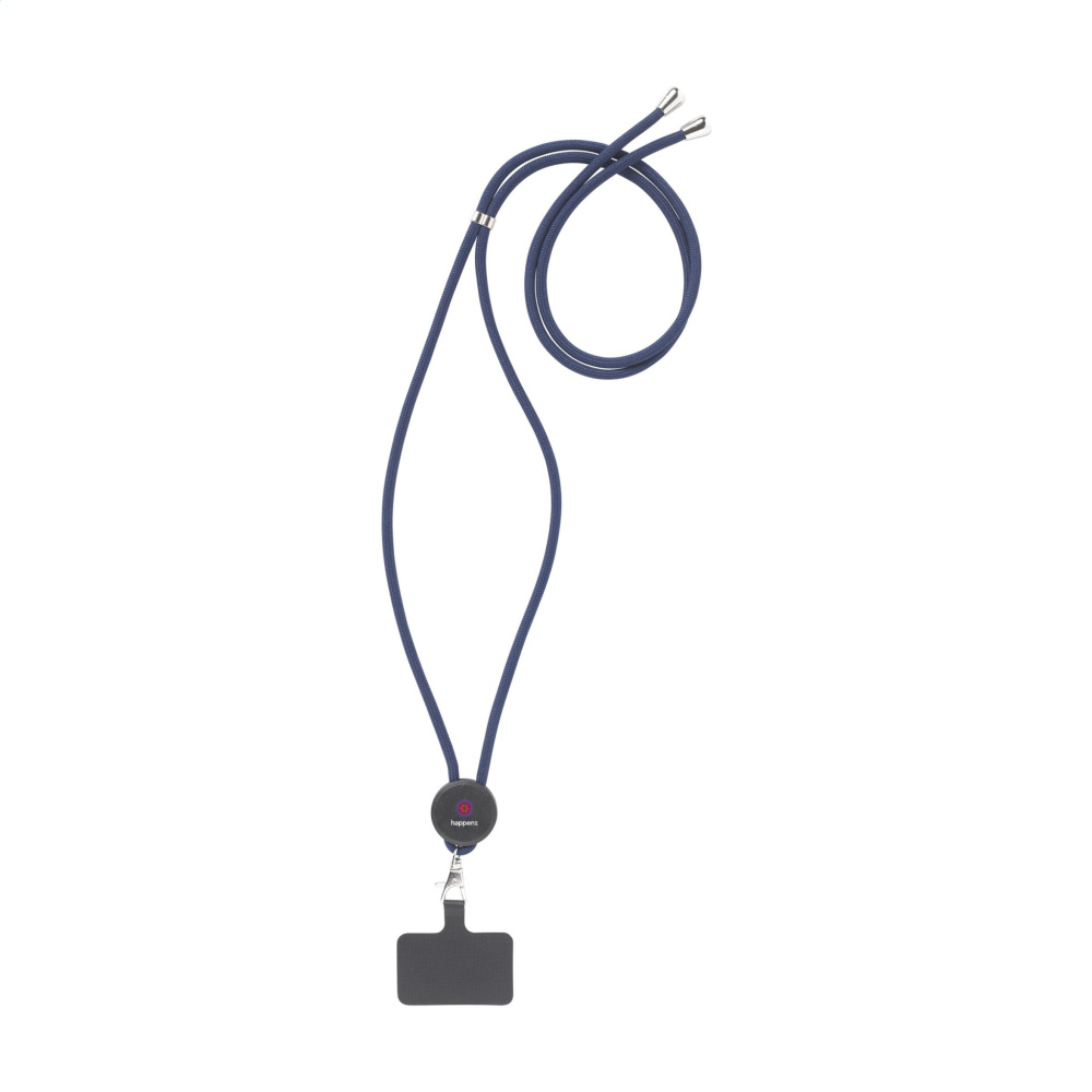 Logo trade promotional merchandise photo of: Lace Lanyard GRS RPET 5 mm keycord