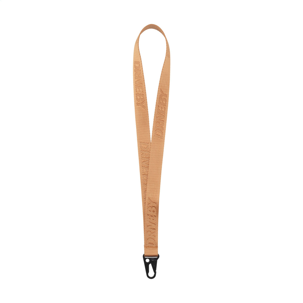 Logo trade promotional merchandise image of: Lanyard Deep Woven 25 mm keycord