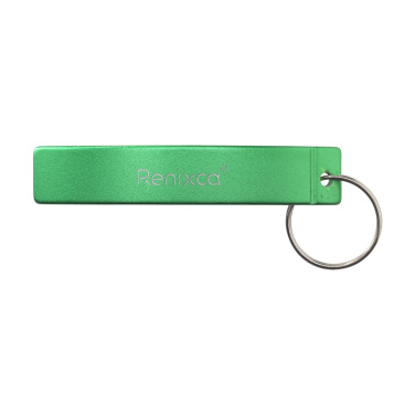 Logo trade promotional product photo of: Alu Opener GRS Recycled keyring
