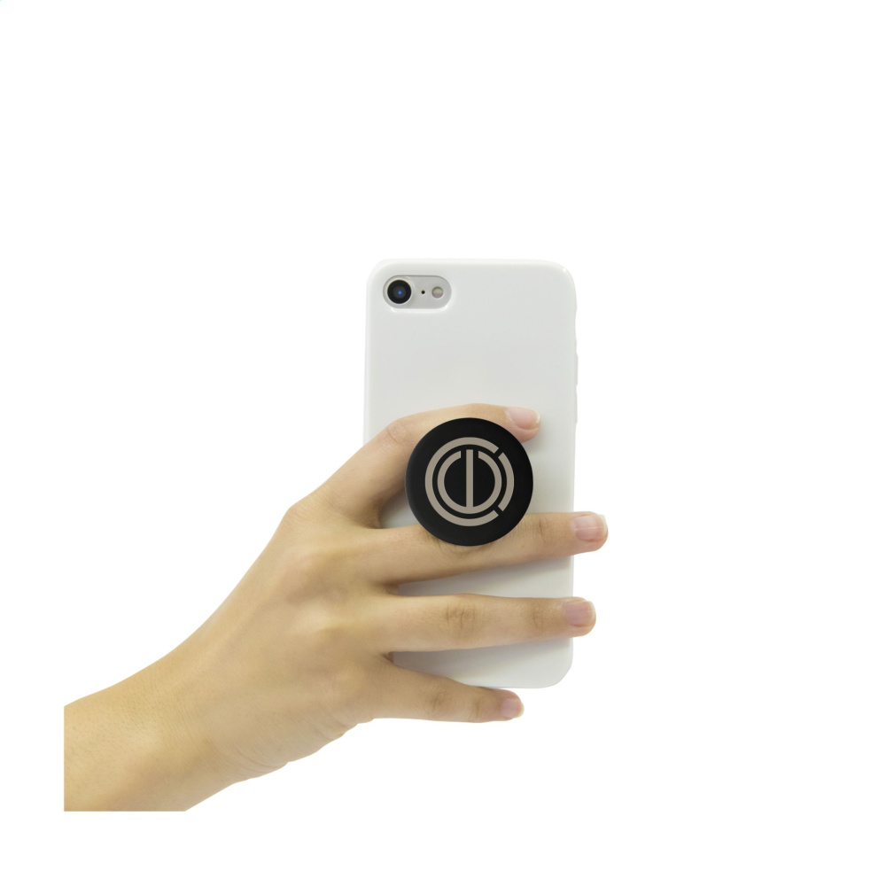 Logo trade promotional product photo of: PopSockets® Aluminium telephone holder