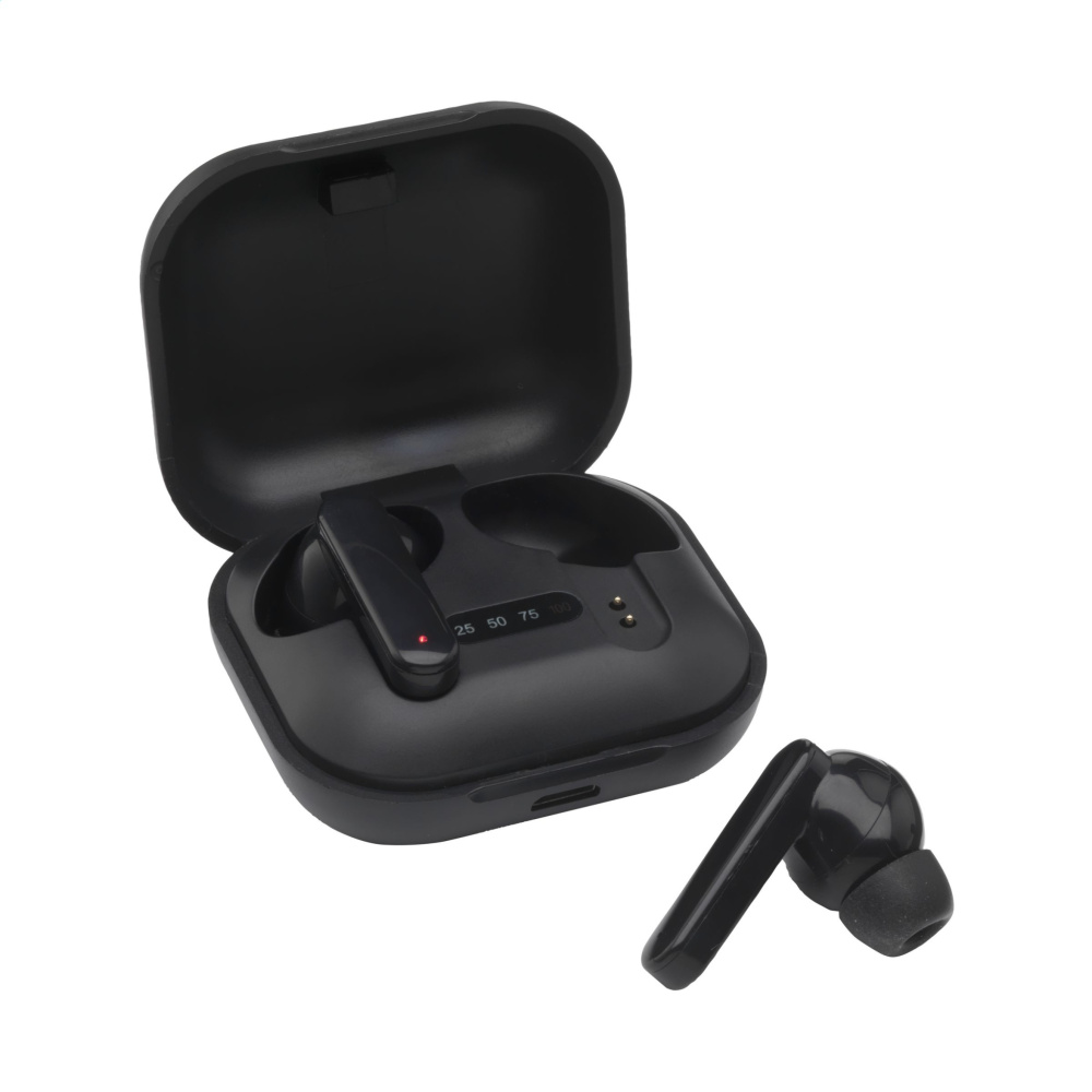 Logotrade promotional gift image of: Aron TWS Wireless Earbuds in Charging Case