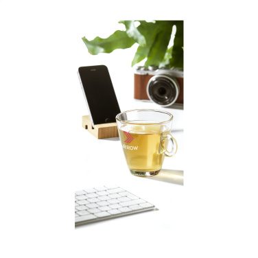 Logo trade promotional product photo of: Supporto Bamboo phone stand