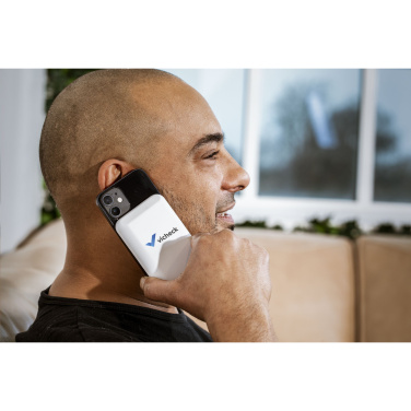 Logo trade promotional products image of: Force Magnetic RCS Recycled Wireless Powerbank 5000