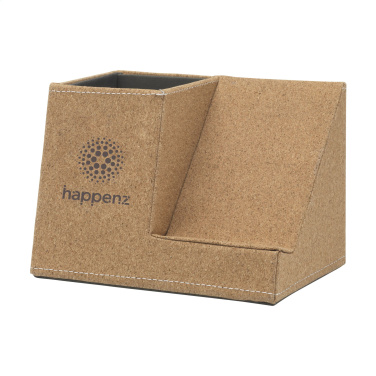 Logo trade promotional gifts image of: Ecork Pen Holder Wireless Charger