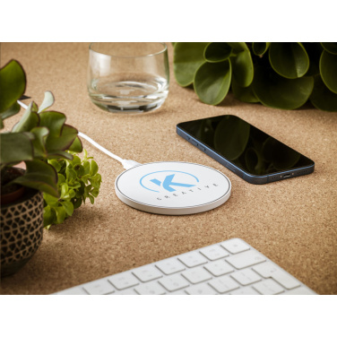 Logotrade promotional merchandise photo of: Coil RCS Recycled Wireless Charger