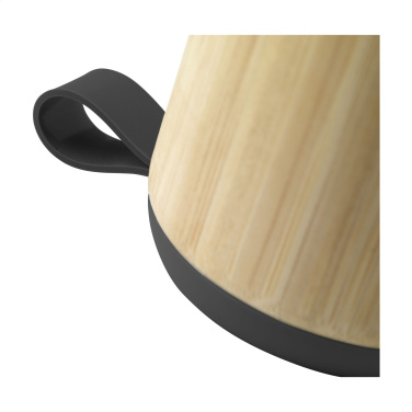Logo trade business gifts image of: Timor Bamboo Wireless Speaker