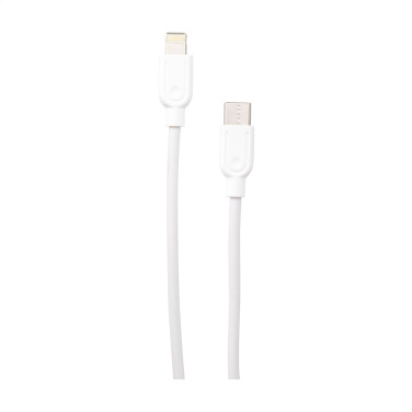 Logotrade promotional giveaway image of: Charging Cable RCS Recycled ABS-TPE