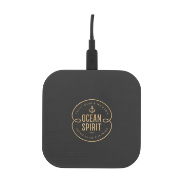 Logotrade business gift image of: Bamboo Wireless Charger 15W