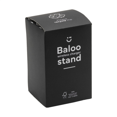 Logo trade corporate gifts picture of: Baloo Wireless Charger Stand 15W