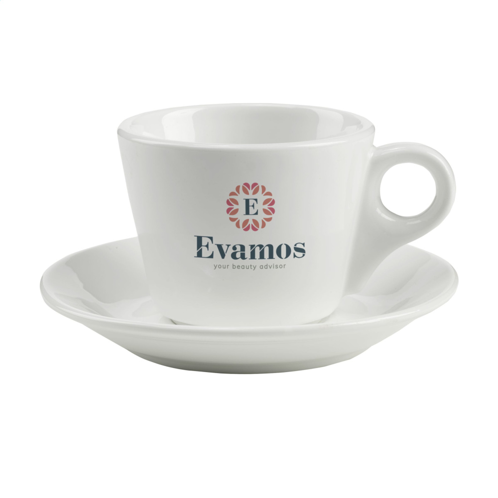 Logo trade promotional merchandise photo of: DaVinci 205 ml cup and saucer