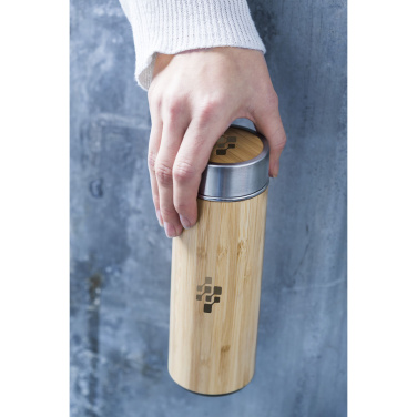 Logotrade corporate gift image of: Osaka 360 ml bamboo thermo bottle/thermo cup
