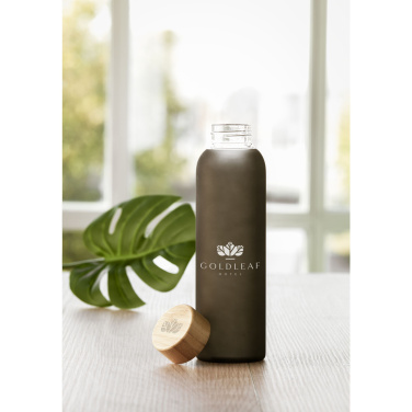 Logo trade promotional giveaway photo of: Frosty Glass Bottle 550 ml drinking bottle