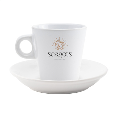 Logo trade promotional merchandise photo of: Burano 200 ml mug and saucer