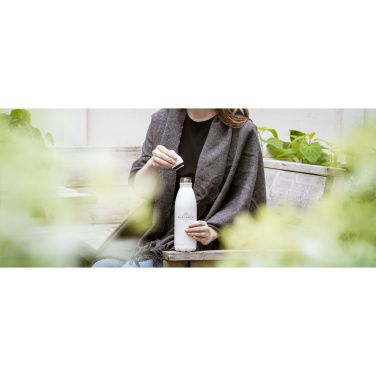 Logo trade promotional giveaways picture of: Topflask Premium RCS Recycled Steel drinking bottle