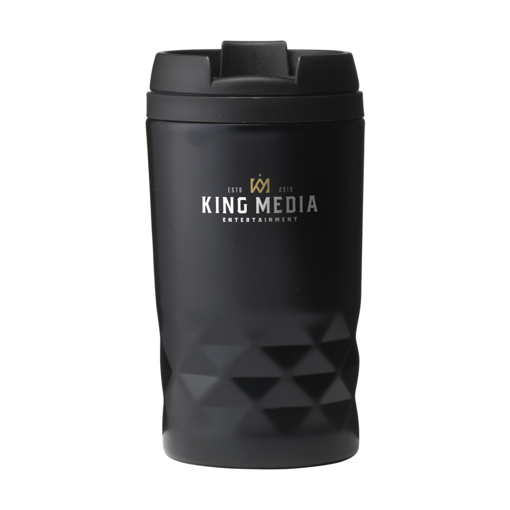 Logo trade advertising product photo of: Graphic Mini Mug RCS Recycled Steel 250 ml thermo cup