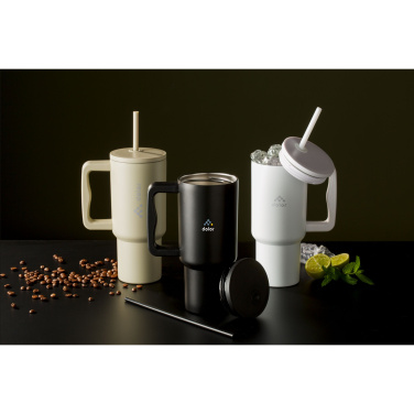 Logo trade promotional giveaway photo of: Rhino RCS Recycled Steel Cup 900 ml