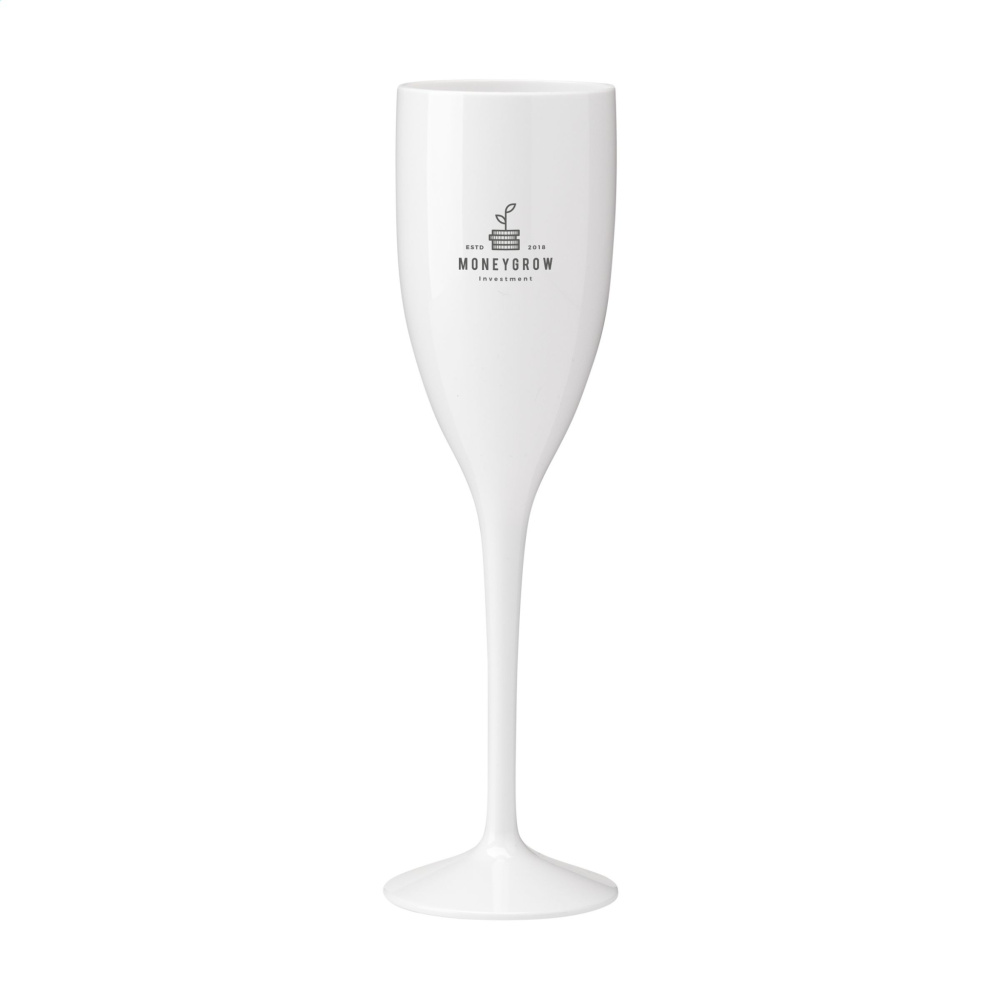 Logotrade promotional product image of: Lunaire Reusable Champagne Glass 150 ml