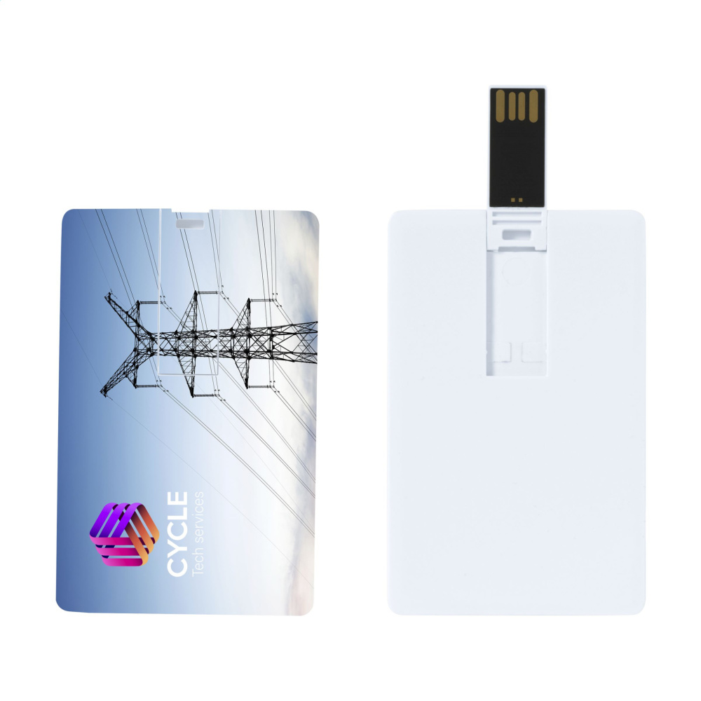 Logotrade promotional merchandise picture of: CredCard USB from stock 8 GB