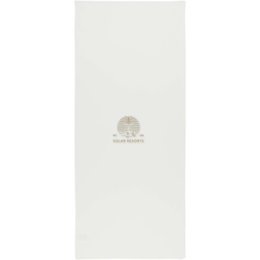 Logo trade promotional gift photo of: Lucas RPET sport towel 30x80 cm