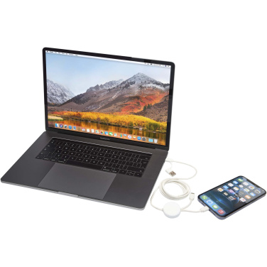 Logotrade corporate gifts photo of: Citala 5-in-1 recycled plastic 150 cm data sync and 27W fast charge cable