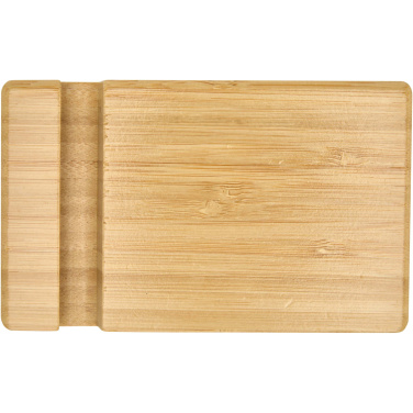 Logo trade promotional giveaway photo of: Bubup bamboo 2-angled tablet and phone stand