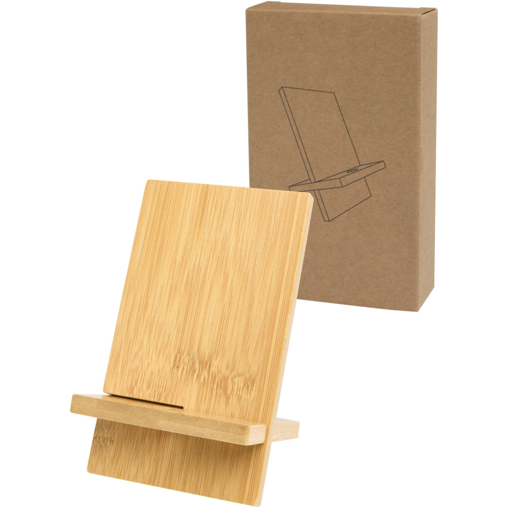 Logotrade promotional giveaway picture of: Ceibo detachable bamboo phone stand