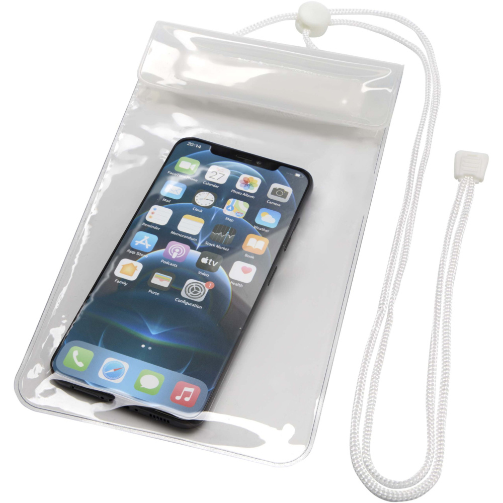 Logo trade promotional products image of: Dombay waterproof phone pouch size XL
