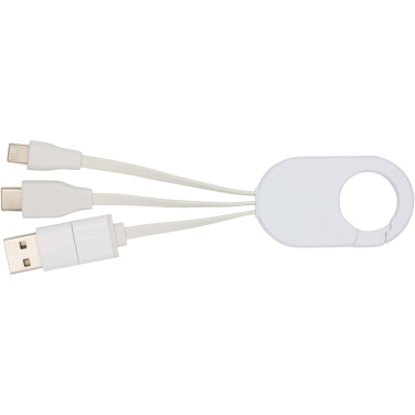 Logotrade promotional products photo of: Troop 4-in-1 recycled plastic charging cable