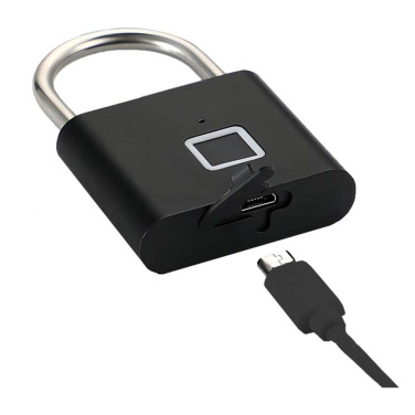 Logo trade promotional products image of: SCX.design T11 smart fingerprint padlock
