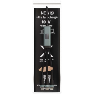 Logotrade advertising product picture of: SCX.design C53 100W 5-in-1 rPET ultra fast charging cable