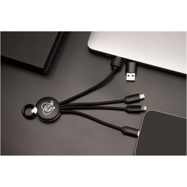 Logo trade promotional products image of: SCX.design C14 15W 5-in-1 charging cable