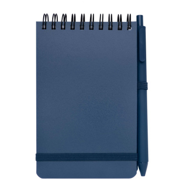 Logotrade promotional giveaway picture of: Thalaasa A6 hard cover ocean-bound notebook with ballpoint pen (black ink)