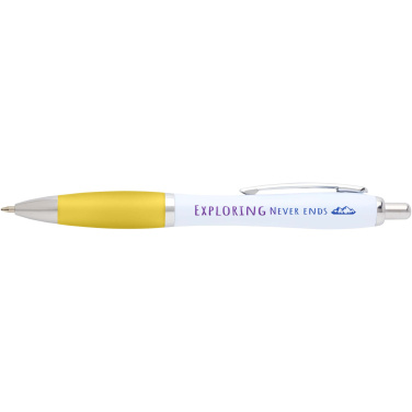 Logo trade business gift photo of: Nash recycled plastic ballpoint pen (black ink)
