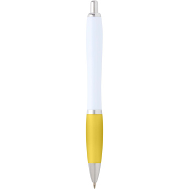Logotrade promotional merchandise image of: Nash recycled plastic ballpoint pen (blue ink)
