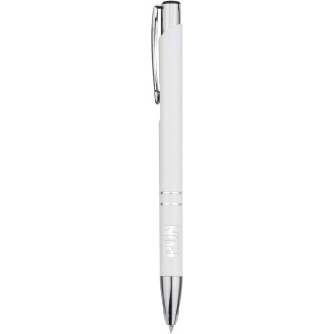 Logo trade corporate gifts picture of: Moneta recycled aluminium ballpoint pen (blue ink)