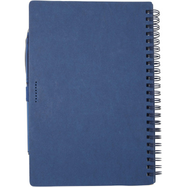 Logo trade corporate gifts picture of: Slate reusable soft cover notebook and pen set (black ink)
