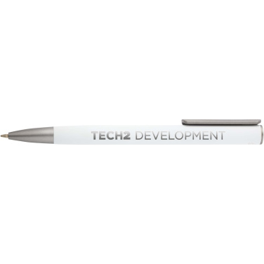Logo trade business gifts image of: Ziguur recycled aluminium ballpoint pen (black ink)