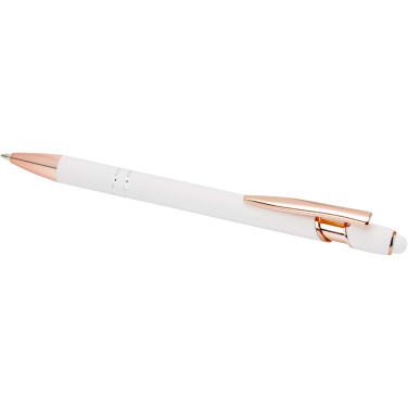 Logo trade business gift photo of: Nanna ballpoint pen with rose gold finish (black ink)