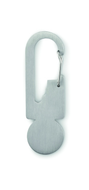 Logo trade corporate gift photo of: Multifunctional key ring token