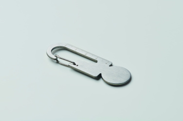 Logo trade promotional products image of: Multifunctional key ring token