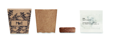 Logotrade promotional item picture of: Mint seeds growing kit