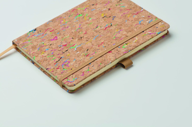 Logo trade advertising products image of: A5 cork coloured notebook
