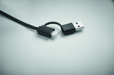 Logo trade corporate gifts picture of: 60W retractable charging cable
