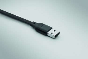 Logotrade promotional merchandise image of: 60W cable keyring recycled ABS