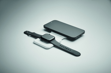 Logo trade promotional gifts image of: 2 in 1 foldable charger 15W