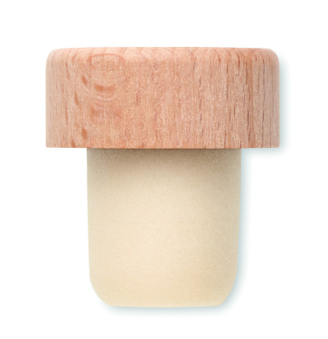 Logotrade promotional item image of: Beech wood bottle stopper